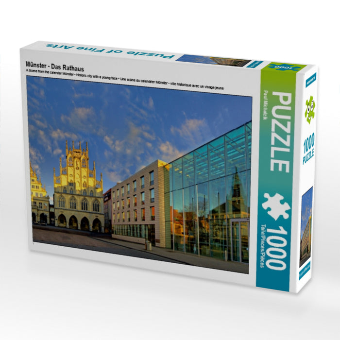 Münster - Das Rathaus - CALVENDO Foto-Puzzle - calvendoverlag 29.99