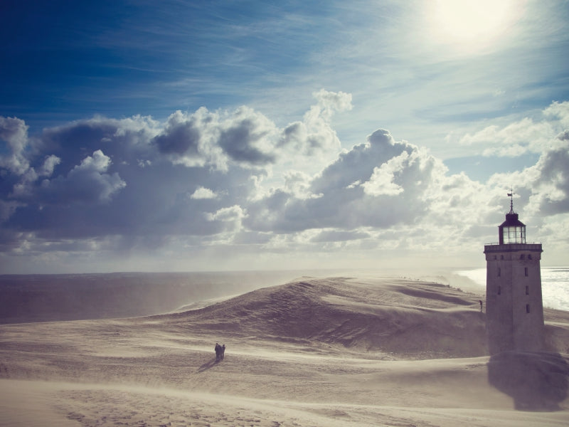 Sandsturm am Leuchtturm - CALVENDO Foto-Puzzle - calvendoverlag 39.99