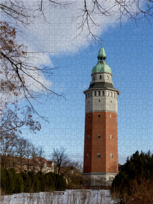 Wasserturm in Finsterwalde - CALVENDO Foto-Puzzle - calvendoverlag 29.99