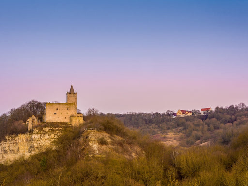 Rudelsburg am Abend - CALVENDO Foto-Puzzle - calvendoverlag 29.99