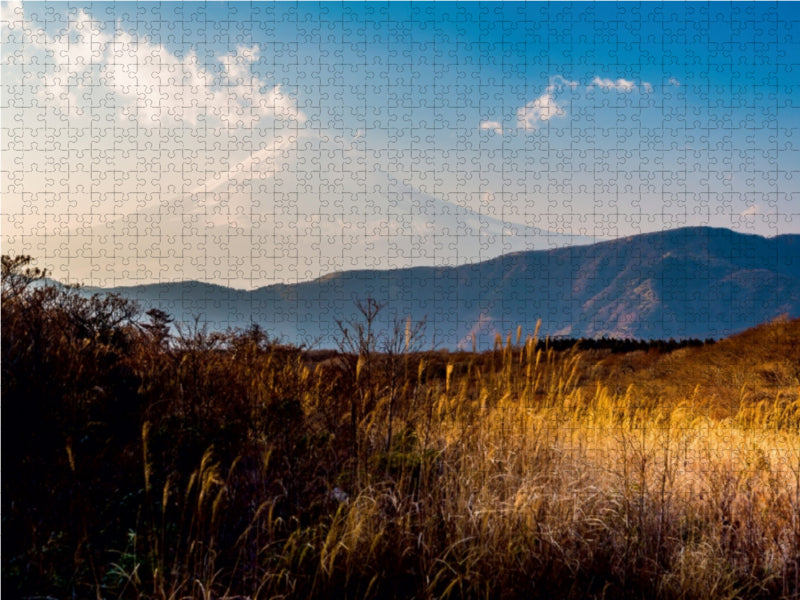 Sonnenuntergang am Fujiyama - CALVENDO Foto-Puzzle - calvendoverlag 29.99