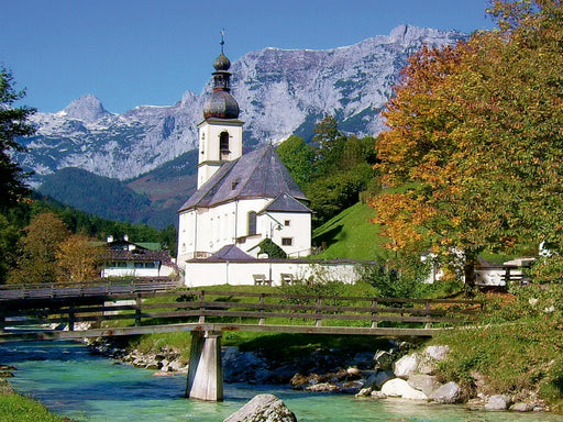 Kirche bei Ramsau - CALVENDO Foto-Puzzle - calvendoverlag 29.99