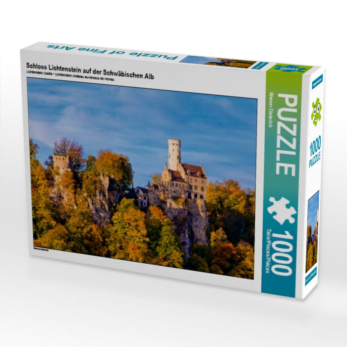 Schloss Lichtenstein auf der Schwäbischen Alb - CALVENDO Foto-Puzzle - calvendoverlag 29.99
