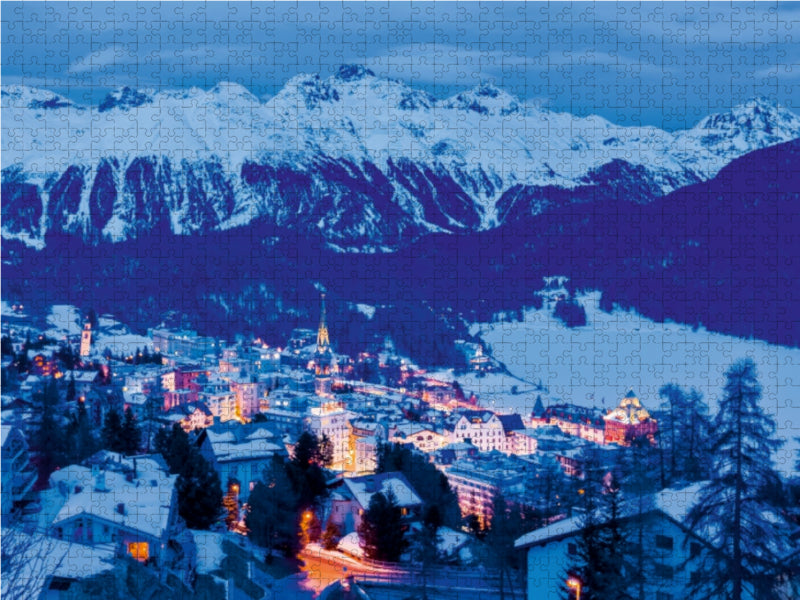 St. Moritz im Oberengadin - CALVENDO Foto-Puzzle - calvendoverlag 29.99