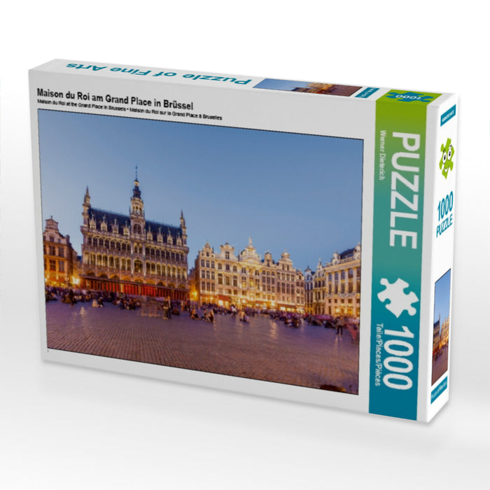 Maison du Roi am Grand Place in Brüssel - CALVENDO Foto-Puzzle - calvendoverlag 29.99