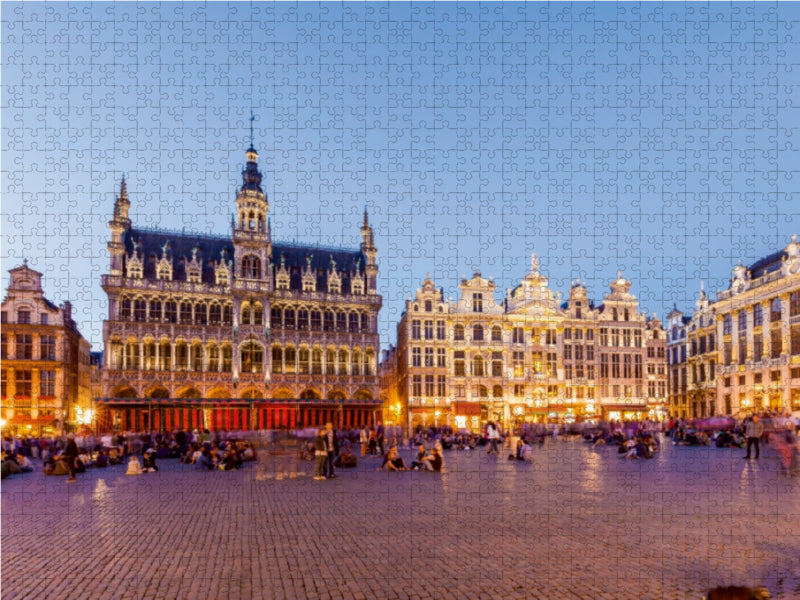 Maison du Roi am Grand Place in Brüssel - CALVENDO Foto-Puzzle - calvendoverlag 29.99