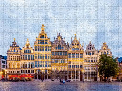 Zunfthäuser am Grote Markt in Antwerpen - CALVENDO Foto-Puzzle - calvendoverlag 29.99