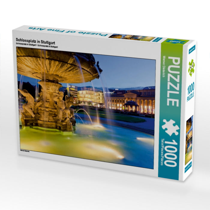 Schlossplatz in Stuttgart - CALVENDO Foto-Puzzle - calvendoverlag 29.99