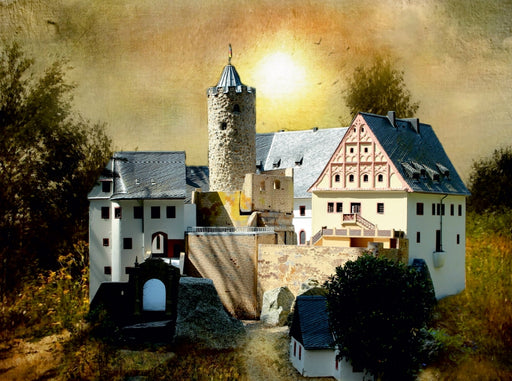 Burg Scharfenstein - CALVENDO Foto-Puzzle - calvendoverlag 39.99