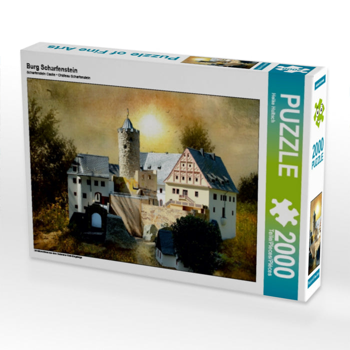 Burg Scharfenstein - CALVENDO Foto-Puzzle - calvendoverlag 39.99