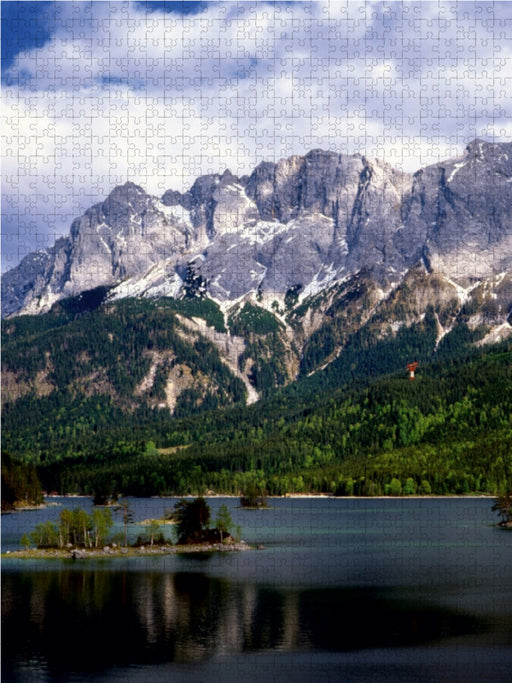 Eibsee an der Zugspitze - CALVENDO Foto-Puzzle - calvendoverlag 29.99