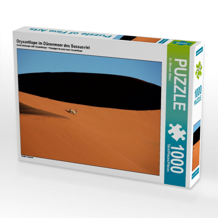 Oryxantilope im Dünenmeer des Sossusvlei - CALVENDO Foto-Puzzle - calvendoverlag 29.99