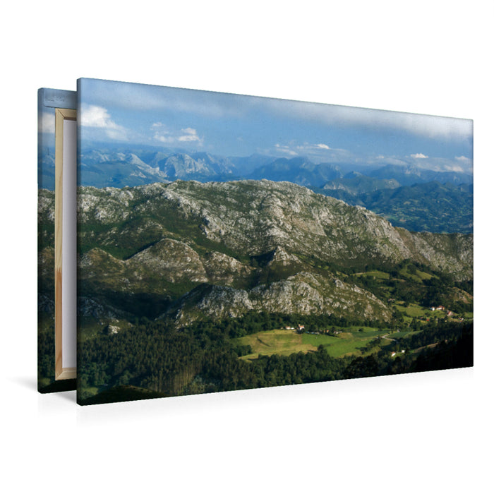 Premium Textil-Leinwand Premium Textil-Leinwand 120 cm x 80 cm quer Blick vom Mirador El Fito