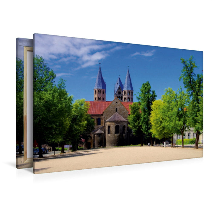 Premium Textil-Leinwand Premium Textil-Leinwand 120 cm x 80 cm quer Liebfrauenkirche