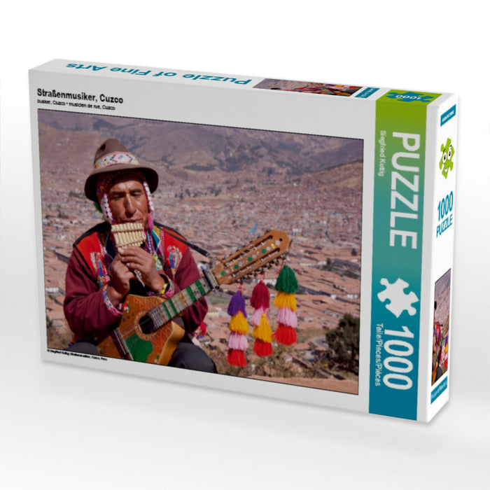 Straßenmusiker, Cuzco - CALVENDO Foto-Puzzle - calvendoverlag 39.99