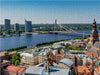 Blick über die Altstadt zum Fluss Düna (lettisch Daugava) - CALVENDO Foto-Puzzle - calvendoverlag 29.99