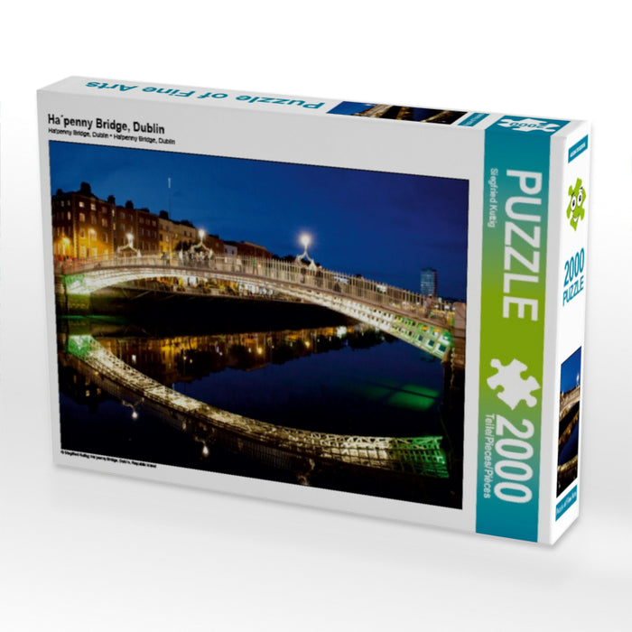 Ha´penny Bridge, Dublin - CALVENDO Foto-Puzzle - calvendoverlag 49.99