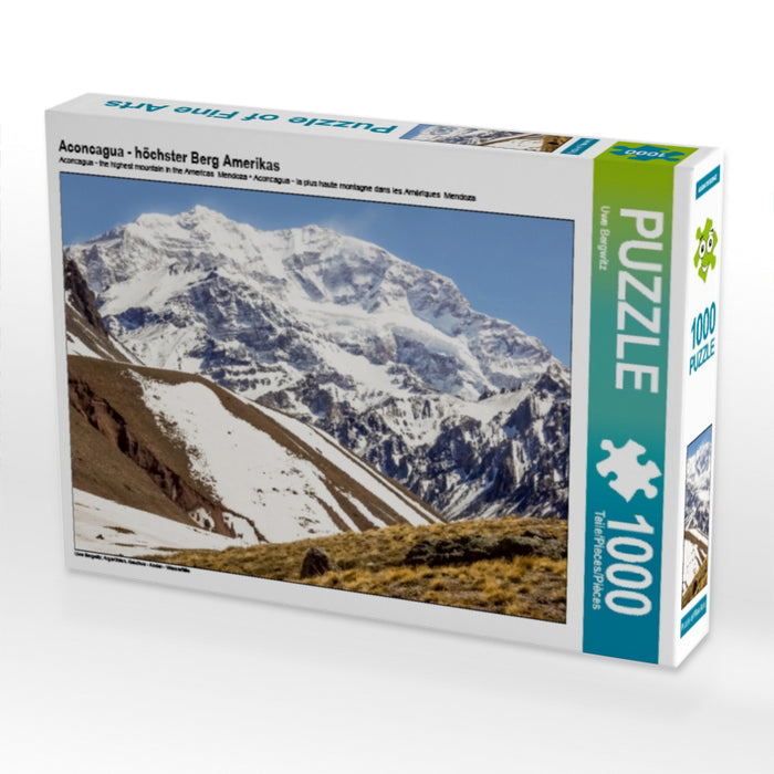 Aconcagua - höchster Berg Amerikas - CALVENDO Foto-Puzzle - calvendoverlag 29.99