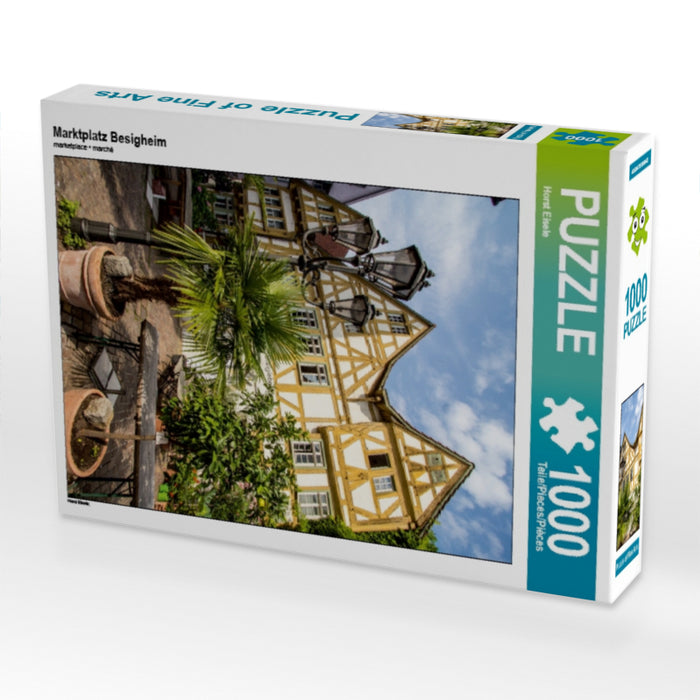 Marktplatz Besigheim - CALVENDO Foto-Puzzle - calvendoverlag 29.99