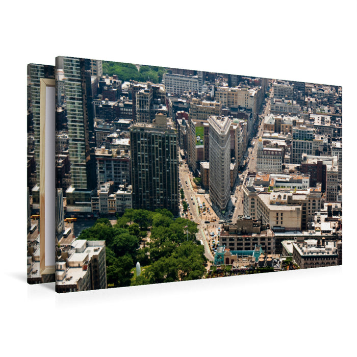 Toile textile premium Toile textile premium 120 cm x 80 cm paysage Un motif du calendrier Vues d'une ville : New York 