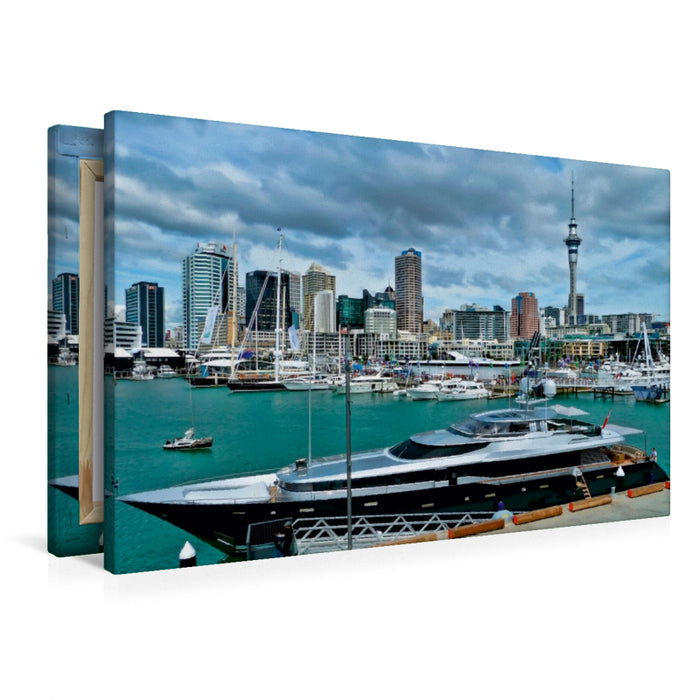 Premium Textil-Leinwand Premium Textil-Leinwand 90 cm x 60 cm quer Auckland, Neuseeland