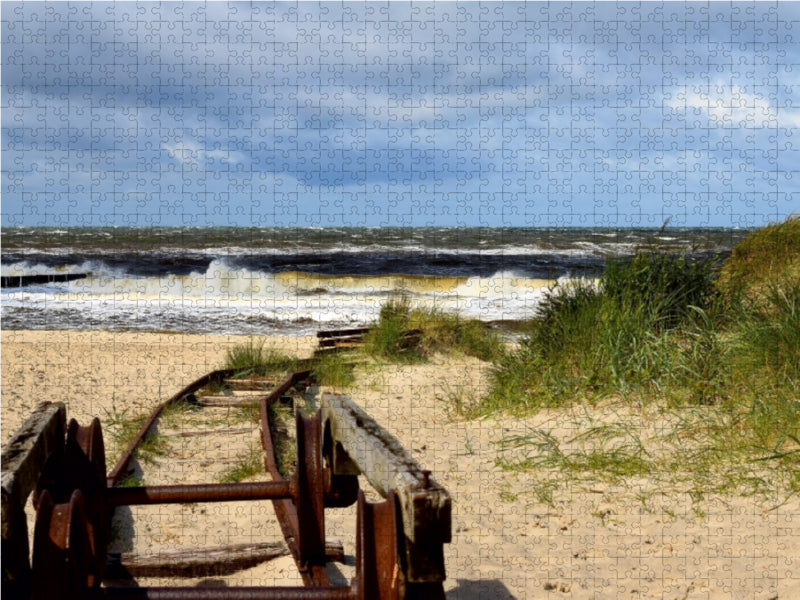 Strand in Wustrow - CALVENDO Foto-Puzzle - calvendoverlag 39.99