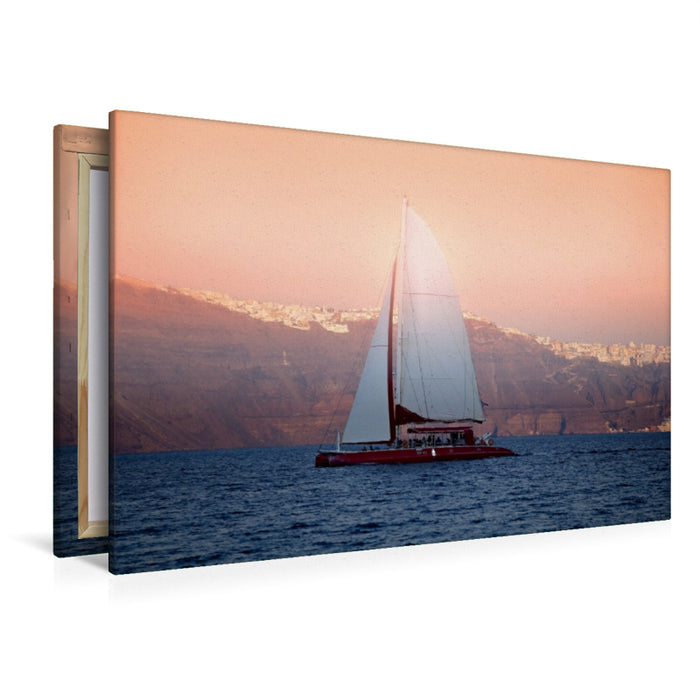 Premium Textil-Leinwand Premium Textil-Leinwand 120 cm x 80 cm quer Sunset Cruise