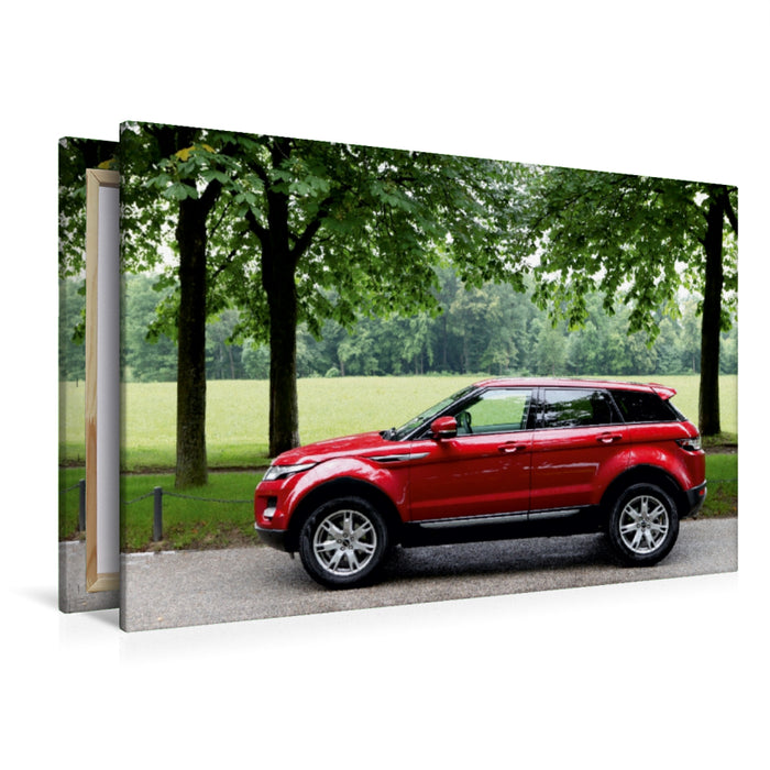 Premium Textil-Leinwand Premium Textil-Leinwand 120 cm x 80 cm quer Britpop: Range Rover Evoque