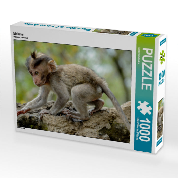 Makake - CALVENDO Foto-Puzzle - calvendoverlag 29.99