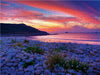 Sehnsucht Bretagne - Farbenprächtiger Sonnenuntergang am Strand von Guerzit im Département Finistére - CALVENDO Foto-Puzzle - calvendoverlag 29.99