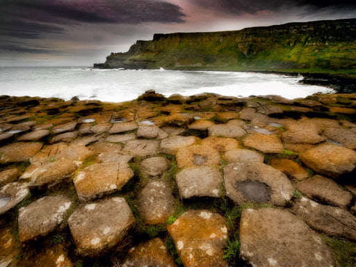 Sehnsucht Irland - Der Giants Causeway soll einst einem Resen gedient haben zu seiner Geliebten zu kommen - CALVENDO Foto-Puzzle - calvendoverlag 29.99