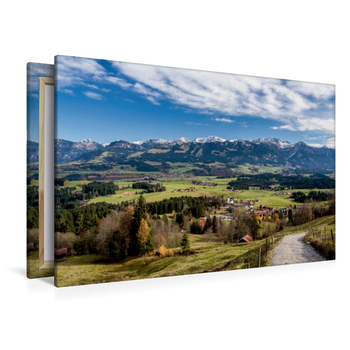 Premium Textil-Leinwand Premium Textil-Leinwand 120 cm x 80 cm quer Ein Motiv aus dem Kalender Erlebnis Oberallgäu