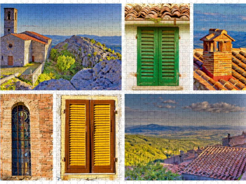 Sehnsucht Toskana - Impressionen des mediterranen Baustils - CALVENDO Foto-Puzzle - calvendoverlag 29.99