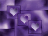 Die drei lila Herzen - CALVENDO Foto-Puzzle - calvendoverlag 29.99