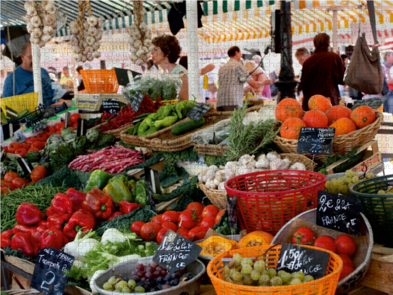 Nizza auf dem Markt - CALVENDO Foto-Puzzle - calvendoverlag 29.99