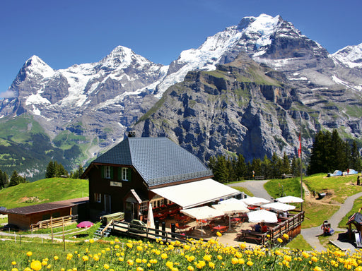 Allmendhubel - Eiger-Mönch-Jungfrau - swissmountainview.ch - CALVENDO Foto-Puzzle - calvendoverlag 29.99