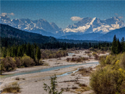 Frühjahr im Isartal - CALVENDO Foto-Puzzle - calvendoverlag 29.99