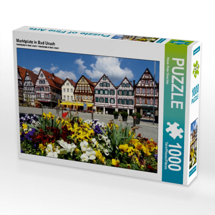 Marktplatz in Bad Urach - CALVENDO Foto-Puzzle - calvendoverlag 29.99