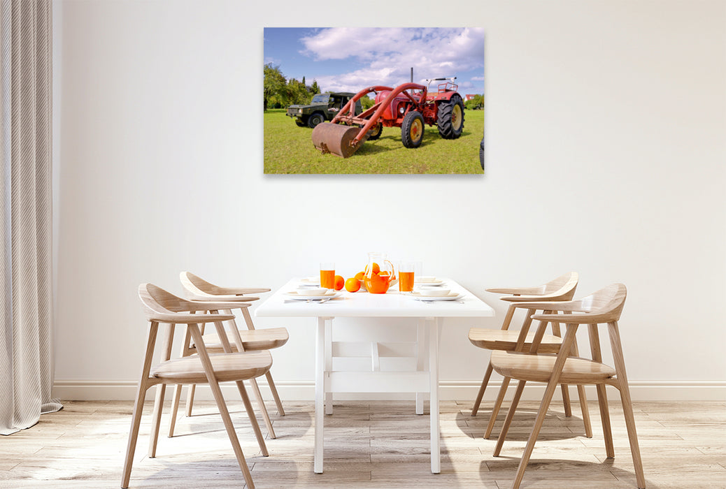 Toile textile haut de gamme Toile textile haut de gamme 120 cm x 80 cm paysage Porsche Diesel Master 