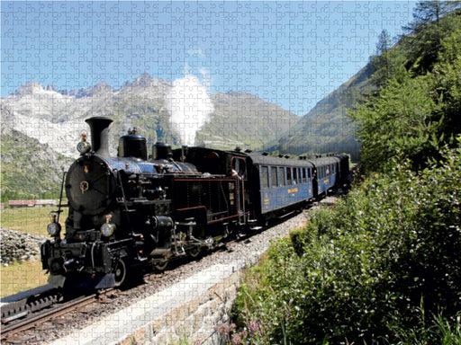 Furka Dampfbahn - CALVENDO Foto-Puzzle - calvendoverlag 29.99