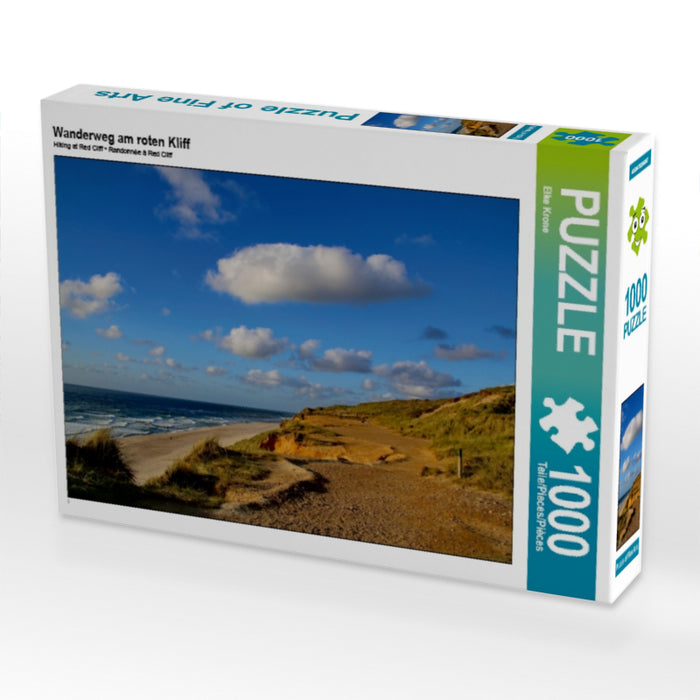 Wanderweg am roten Kliff - CALVENDO Foto-Puzzle - calvendoverlag 29.99