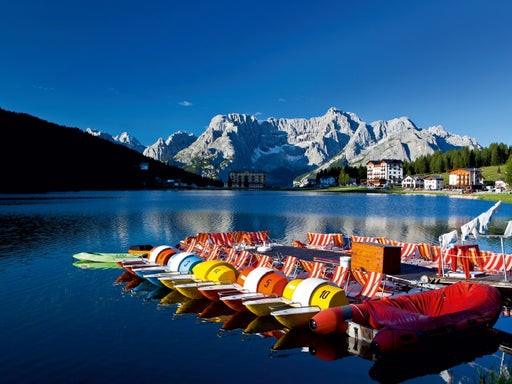 Boote am Misurinasee - CALVENDO Foto-Puzzle - calvendoverlag 29.99