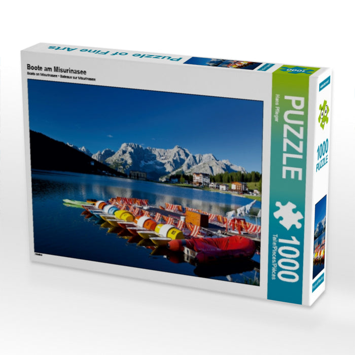 Boote am Misurinasee - CALVENDO Foto-Puzzle - calvendoverlag 29.99