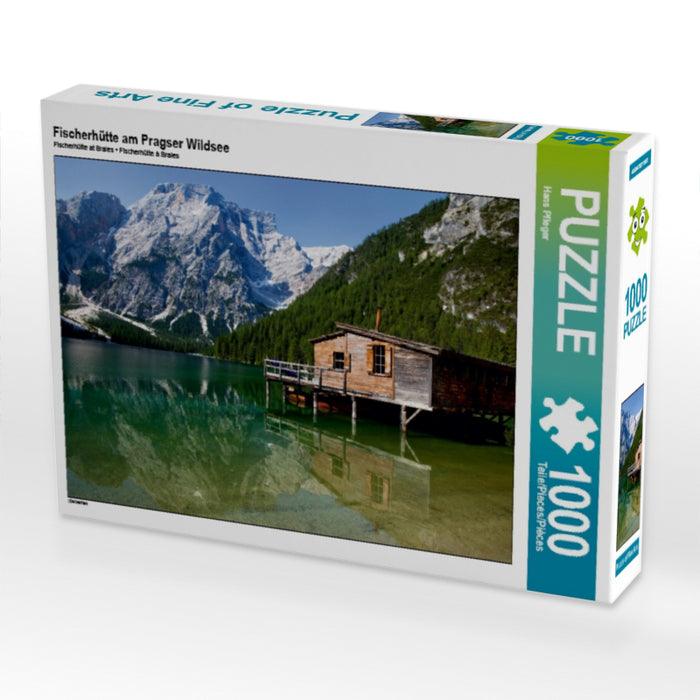 Fischerhütte am Pragser Wildsee - CALVENDO Foto-Puzzle - calvendoverlag 29.99