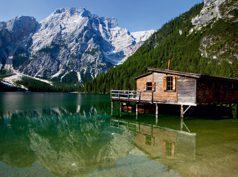 Fischerhütte am Pragser Wildsee - CALVENDO Foto-Puzzle - calvendoverlag 29.99