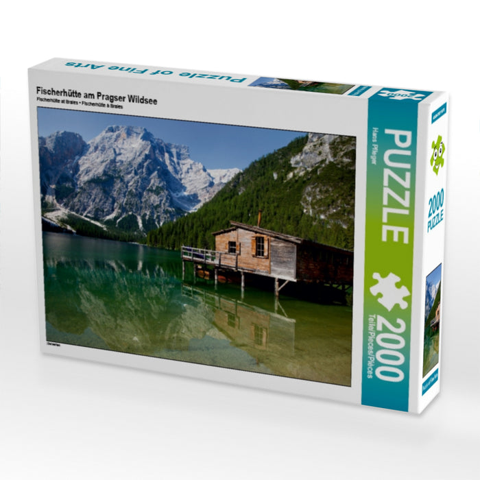 Fischerhütte am Pragser Wildsee - CALVENDO Foto-Puzzle - calvendoverlag 29.99