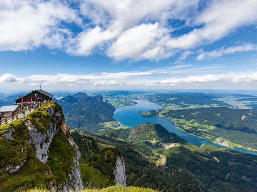 Schutzhaus zur Himmelspforte mit Blick auf den Mondsee - CALVENDO Foto-Puzzle - calvendoverlag 29.99