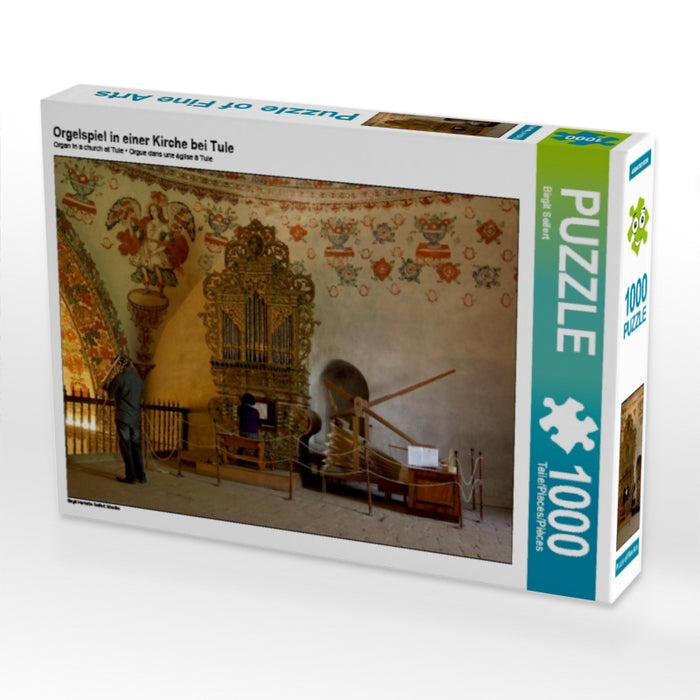 Orgelspiel in einer Kirche bei Tule - CALVENDO Foto-Puzzle - calvendoverlag 29.99