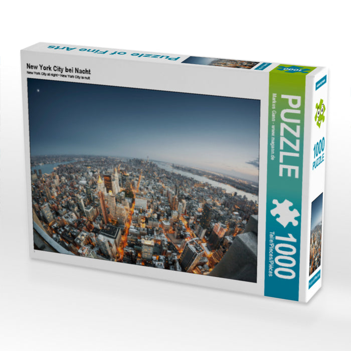 New York City bei Nacht - CALVENDO Foto-Puzzle - calvendoverlag 29.99