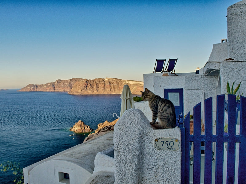 Idyllische Szene auf der Insel Santorin - CALVENDO Foto-Puzzle - calvendoverlag 29.99